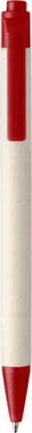 Heike Recycled milk carton ballpen Crvena