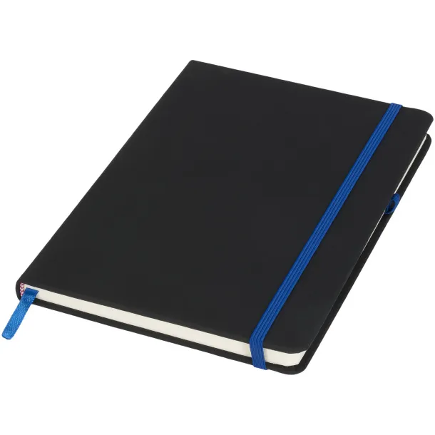 Noir medium notebook Solid black Blue