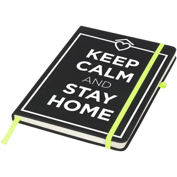 Noir medium notebook Crna Lime