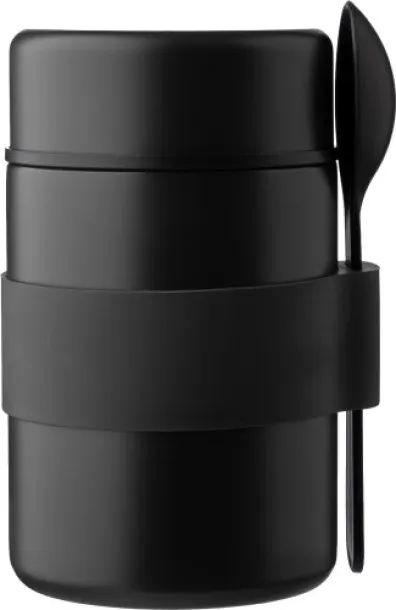  Posuda za ručak Niko od nehrđajućeg čelika s dvostrukim stijenkama Crna