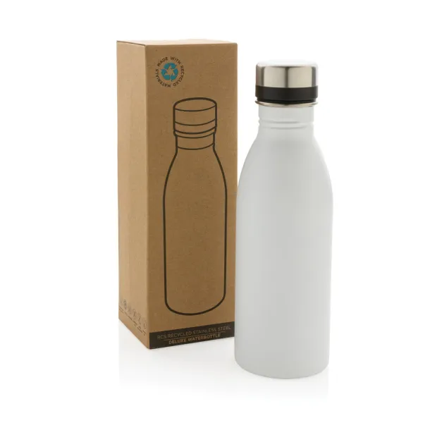  Deluxe boca za vodu od RCS recikliranog nehrđajućeg čelika, 500 ml - XD Collection Bijela