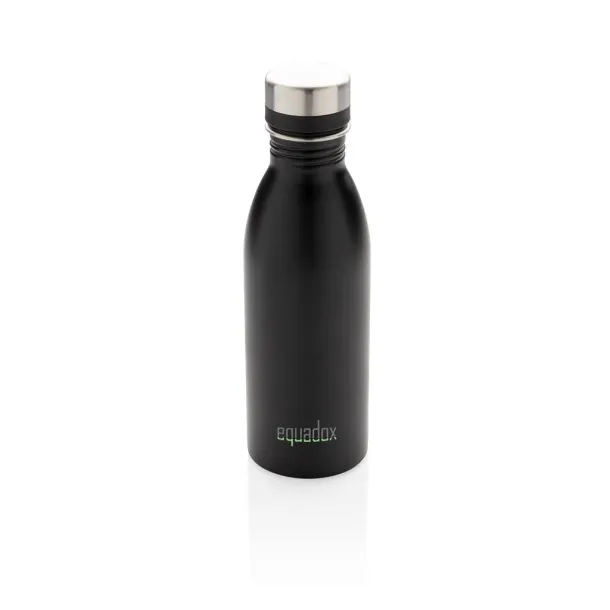  Deluxe boca za vodu od RCS recikliranog nehrđajućeg čelika, 500 ml - XD Collection Crna