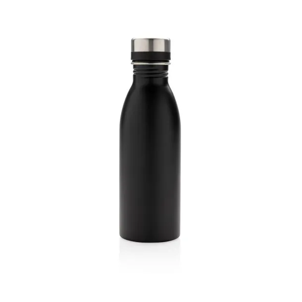  Deluxe boca za vodu od RCS recikliranog nehrđajućeg čelika, 500 ml - XD Collection Crna