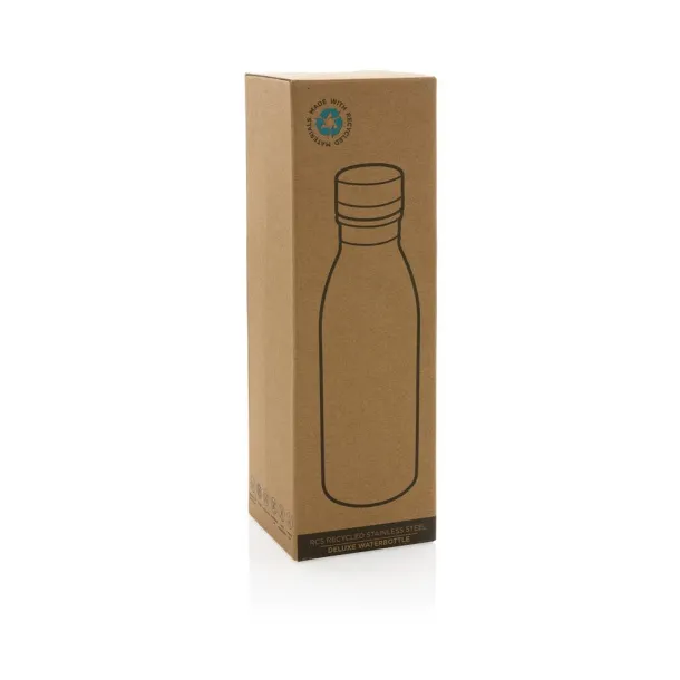  Deluxe boca za vodu od RCS recikliranog nehrđajućeg čelika, 500 ml - XD Collection Crna