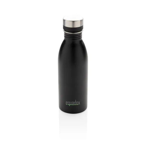  Deluxe boca za vodu od RCS recikliranog nehrđajućeg čelika, 500 ml - XD Collection Crna