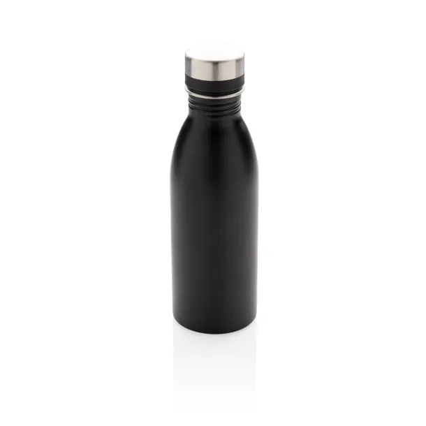  Deluxe boca za vodu od RCS recikliranog nehrđajućeg čelika, 500 ml - XD Collection Crna