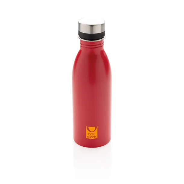  Deluxe boca za vodu od RCS recikliranog nehrđajućeg čelika, 500 ml - XD Collection Crvena