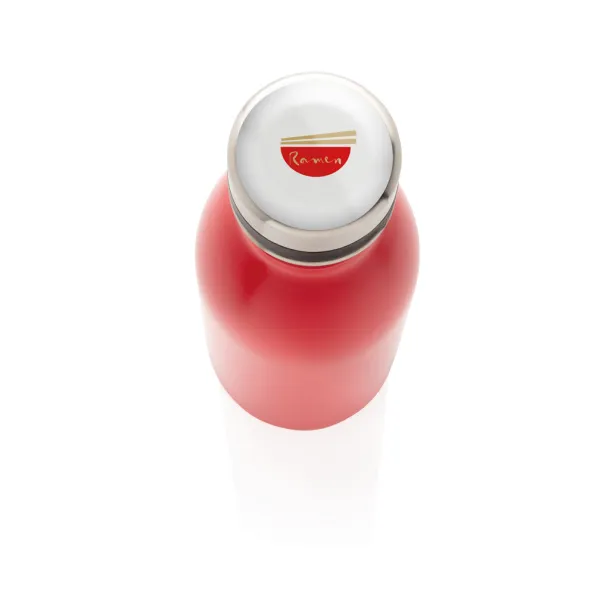  Deluxe boca za vodu od RCS recikliranog nehrđajućeg čelika, 500 ml - XD Collection Crvena