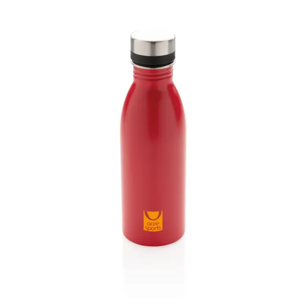  Deluxe boca za vodu od RCS recikliranog nehrđajućeg čelika, 500 ml - XD Collection Crvena