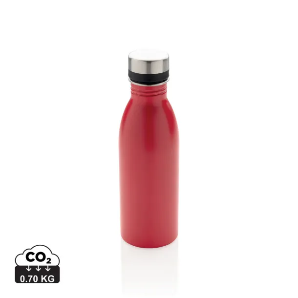  Deluxe boca za vodu od RCS recikliranog nehrđajućeg čelika, 500 ml - XD Collection Crvena