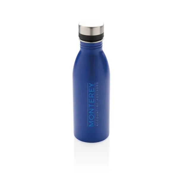  Deluxe boca za vodu od RCS recikliranog nehrđajućeg čelika, 500 ml - XD Collection Plava