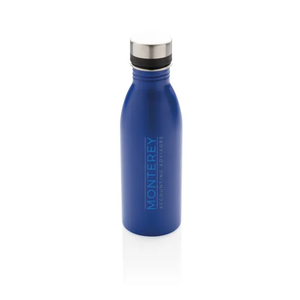  Deluxe boca za vodu od RCS recikliranog nehrđajućeg čelika, 500 ml - XD Collection Plava