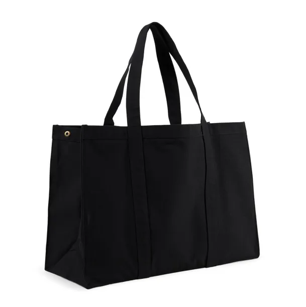  VINGA Hilo AWARE™ recycled canvas maxi tote bag - Vinga black 