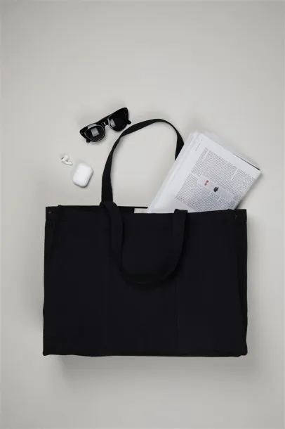 VINGA Hilo AWARE™ maxi torba od recikliranog platna - 400 g/m² - Vinga Crna
