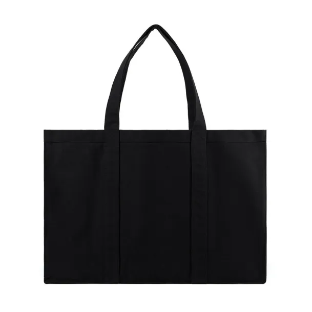  VINGA Hilo AWARE™ recycled canvas maxi tote bag - Vinga Crna