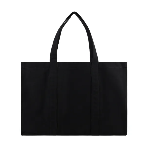  VINGA Hilo AWARE™ recycled canvas maxi tote bag - Vinga Crna