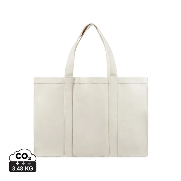  VINGA Hilo AWARE™ recycled canvas maxi tote bag - Vinga grey 