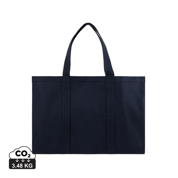  VINGA Hilo AWARE™ recycled canvas maxi tote bag - Vinga navy