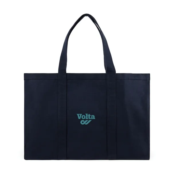  VINGA Hilo AWARE™ recycled canvas maxi tote bag - Vinga blue 