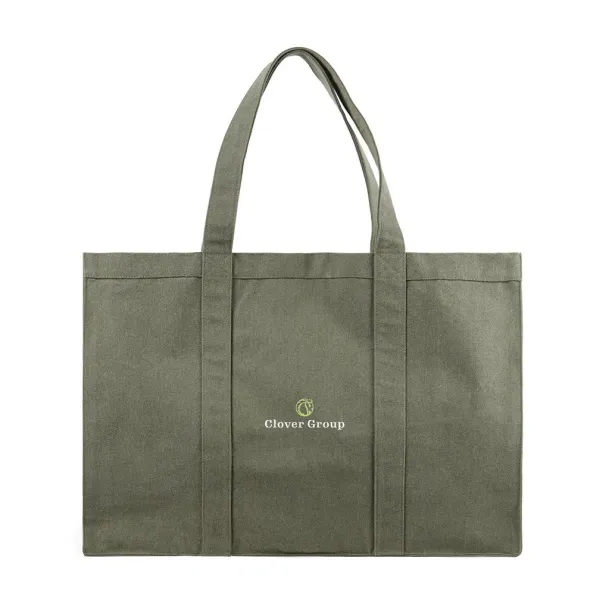  VINGA Hilo AWARE™ recycled canvas maxi tote bag - Vinga Zelena
