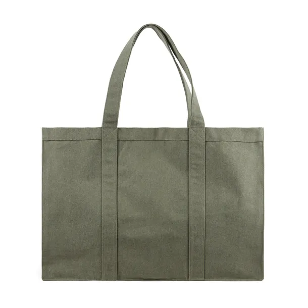  VINGA Hilo AWARE™ recycled canvas maxi tote bag - Vinga Zelena