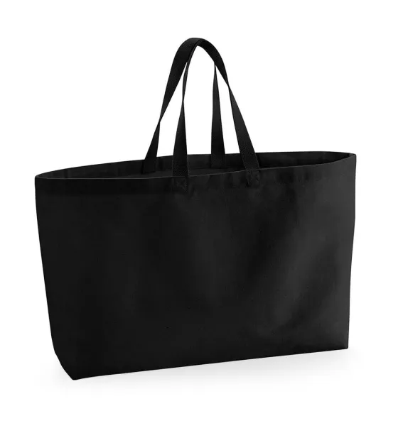  Oversized platnena torba - 475 g/m² - Westford Mill Crna