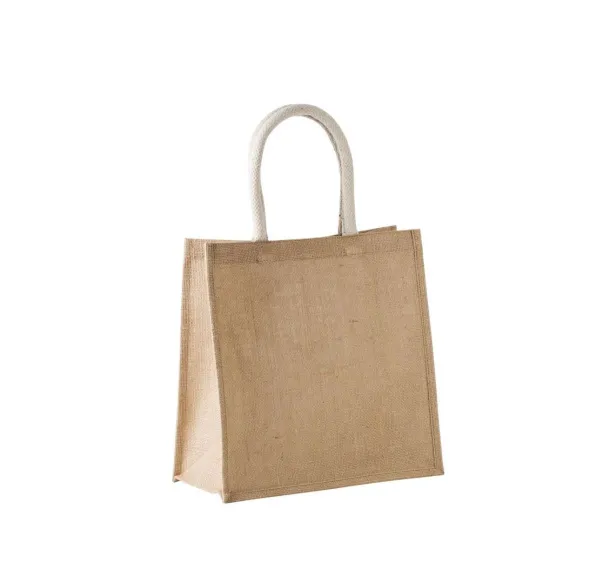  JUTE CANVAS TOTE - LARGE - Kimood Natural