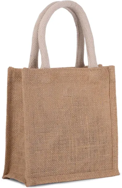  JUTE CANVAS TOTE - SMALL - Kimood Natural Gold