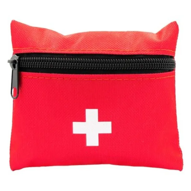  First aid kit in pouch, 7 pcs red