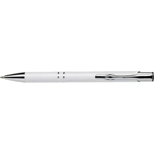  Recycled aluminium ball pen Bijela