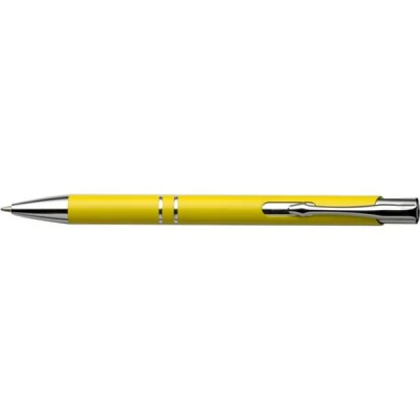  Recycled aluminium ball pen yellow