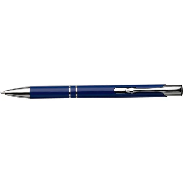  Recycled aluminium ball pen navy blue