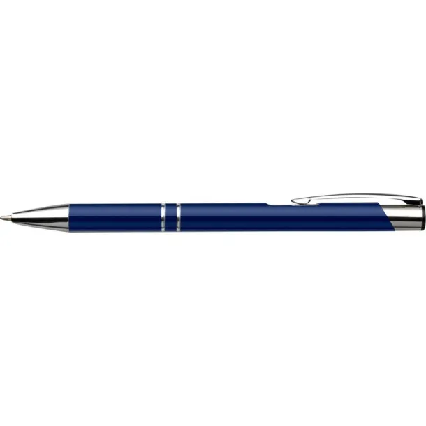  Recycled aluminium ball pen navy blue