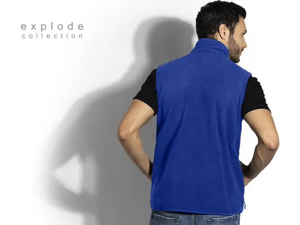 TRAPPER polar fleece vest - EXPLODE Royal blue