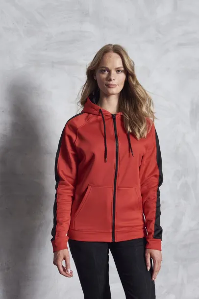  Sportska zip hoodica - Just Hoods Graphite Heather Crna