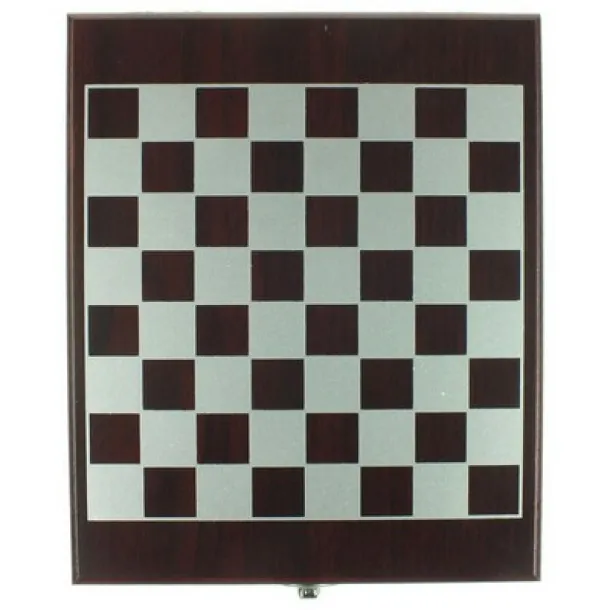  Wine set, 5 pcs, chess game wood