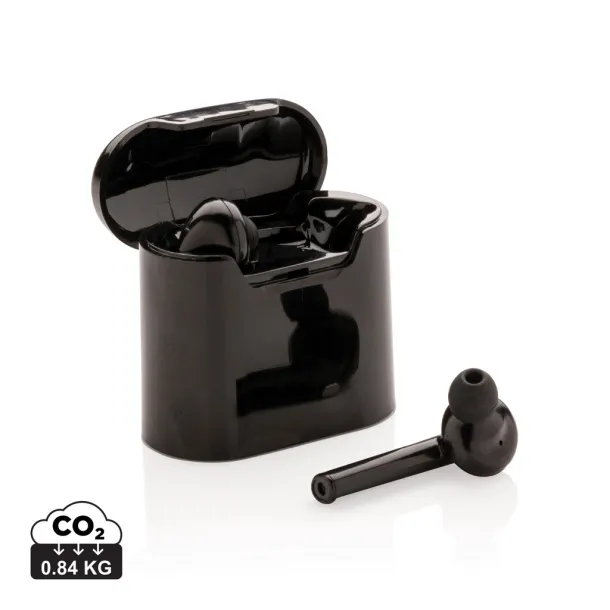 Liberty wireless earbuds in charging case - XD Collection Black 