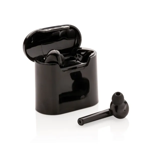 Liberty wireless earbuds in charging case - XD Collection Black 