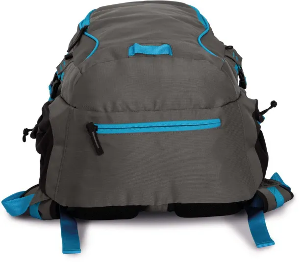  LEISURE BACKPACK WITH HELMET HOLDER - Kimood Titanium Tropical Blue