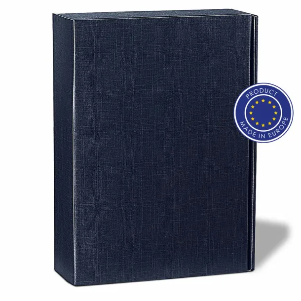  Ekskluzivni kutija za vino, 3 odjeljka Mornarski plava