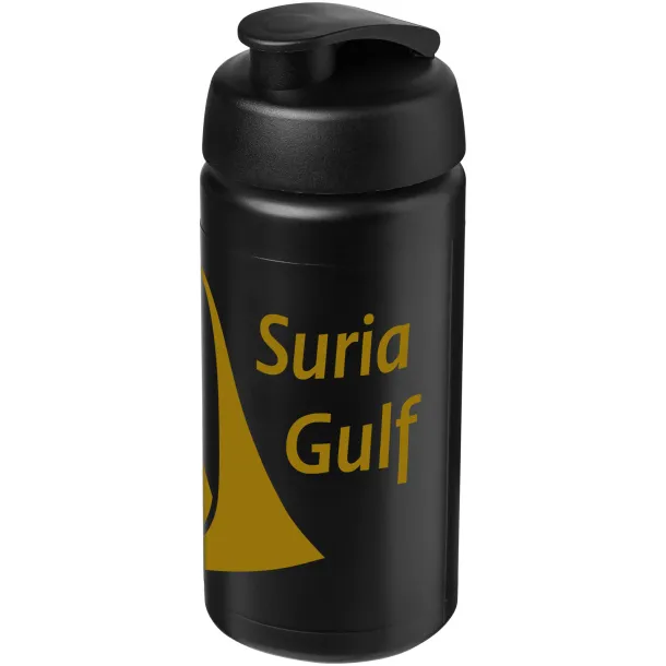 Baseline® Plus grip 500 ml flip lid sport bottle Crna