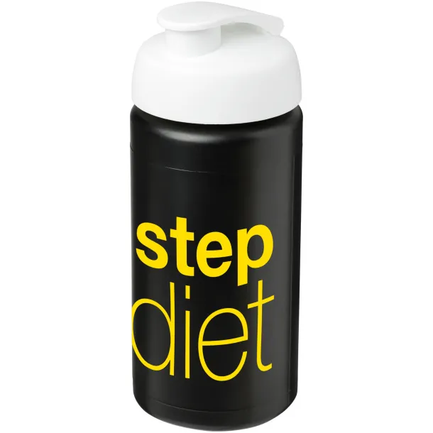 Baseline® Plus grip 500 ml flip lid sport bottle Crna White