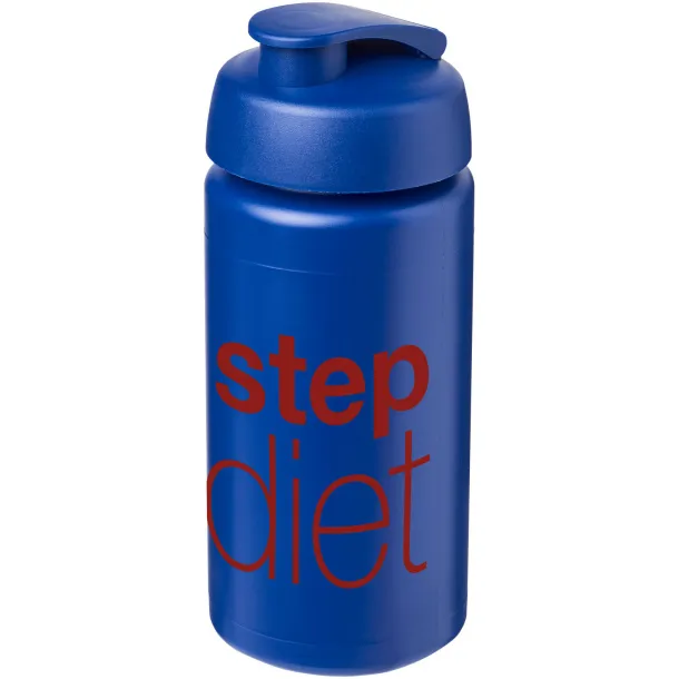 Baseline® Plus grip 500 ml flip lid sport bottle Blue