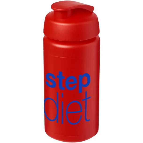 Baseline® Plus grip 500 ml flip lid sport bottle Red