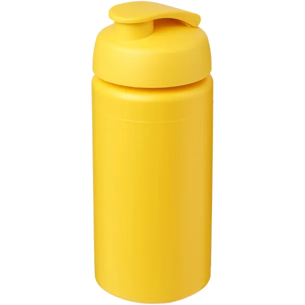 Baseline® Plus grip 500 ml flip lid sport bottle - Unbranded Yellow