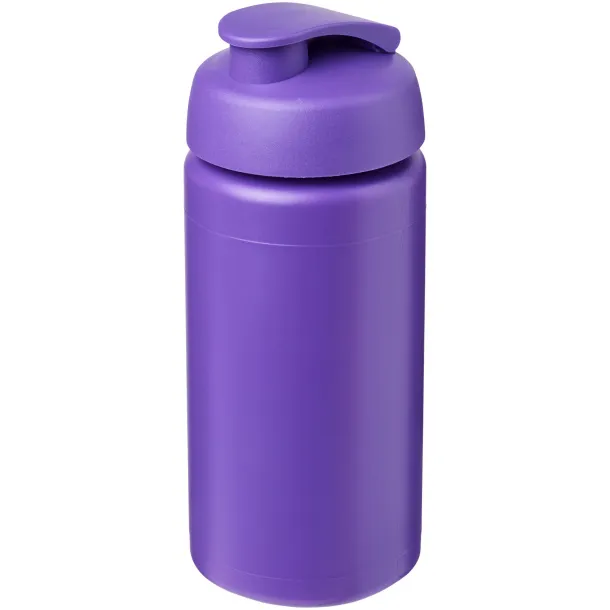 Baseline® Plus grip 500 ml flip lid sport bottle - Unbranded Purple