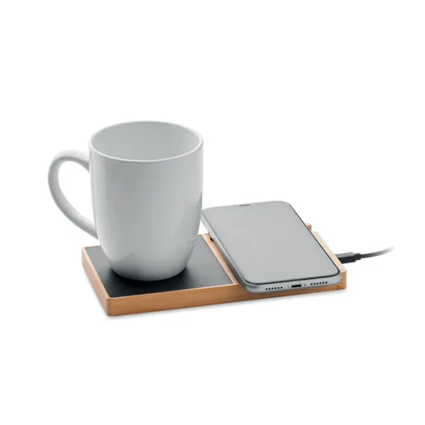 SIBIT Wireless charger mug warmer Wood