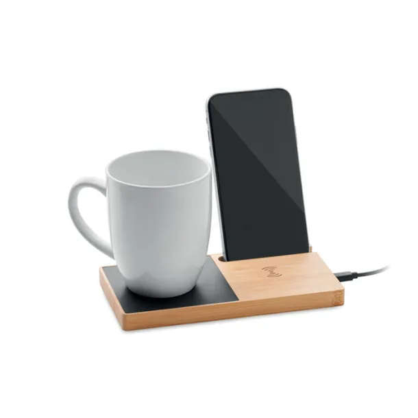 SIBIT Wireless charger mug warmer Wood