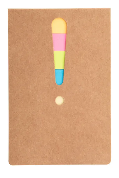 Exclam adhesive notepad Beige