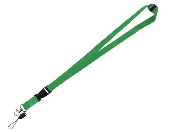 STEP-UP lanyard for ID cards Kelly green